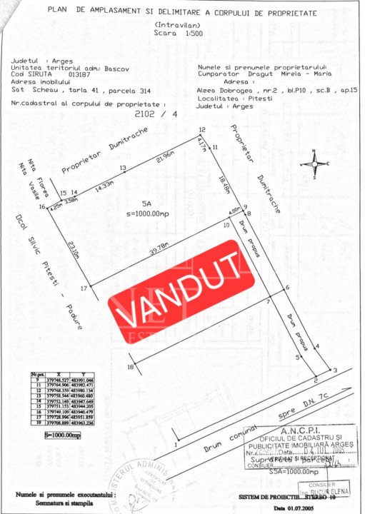 Oportunitate de Investiție - Teren de Basm in Bascov. DIRECT PROPRIETAR.
