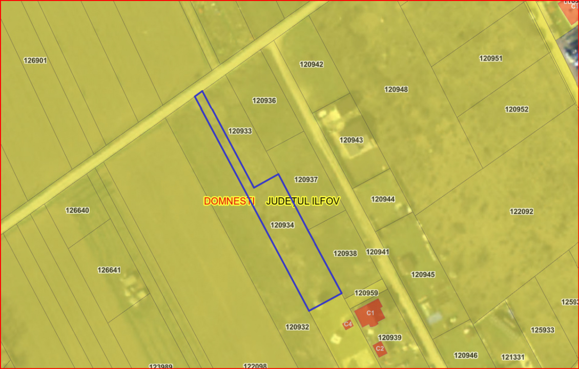 DOMNESTI-TEGHES, LOT 1.150 MP!