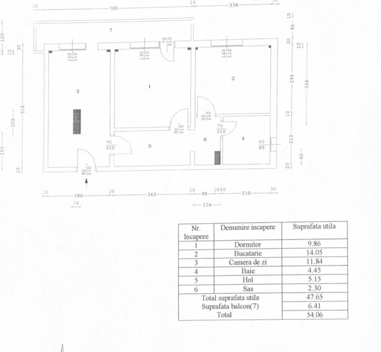 Apartament 2 Camere – Confort și Funcționalitate