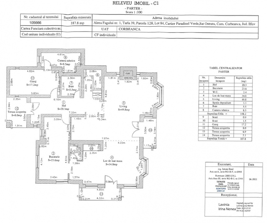 CORBEANCA-PARADISUL VERDE, VILA P+E+M 507 MP, LOT 1095 MP, LA PADURE!