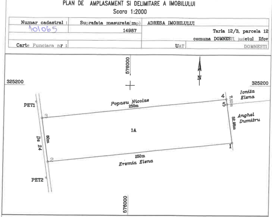 DOMNESTI, LOT 15.000 MP!