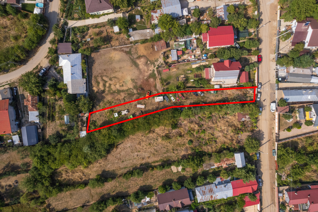 TUNARI - NICOLAE BALCESCU, TEREN CONSTRUCTII 1035 MP, FRONT 11 M! 