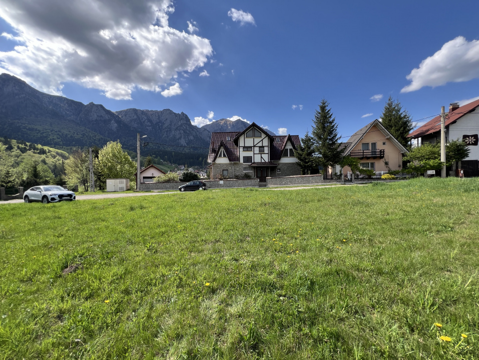 Teren 1407 mp Poiana Tapului. Vedere Bucegi .Tripla Deschidere