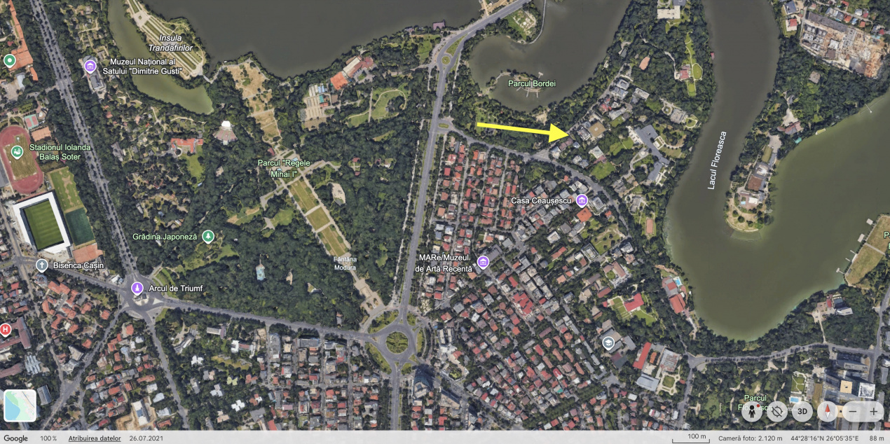 Teren de vânzare – Primăverii, vizavi de Parcul Bordei