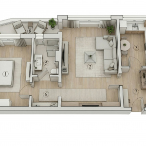 2 camere metrou Obor - posibilitate montare centrala