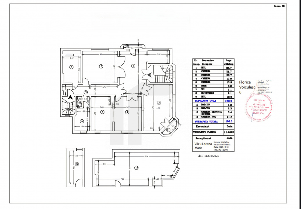 Apartament in Vila, 5 camere,  Alexandru Philippide 4, de renovat