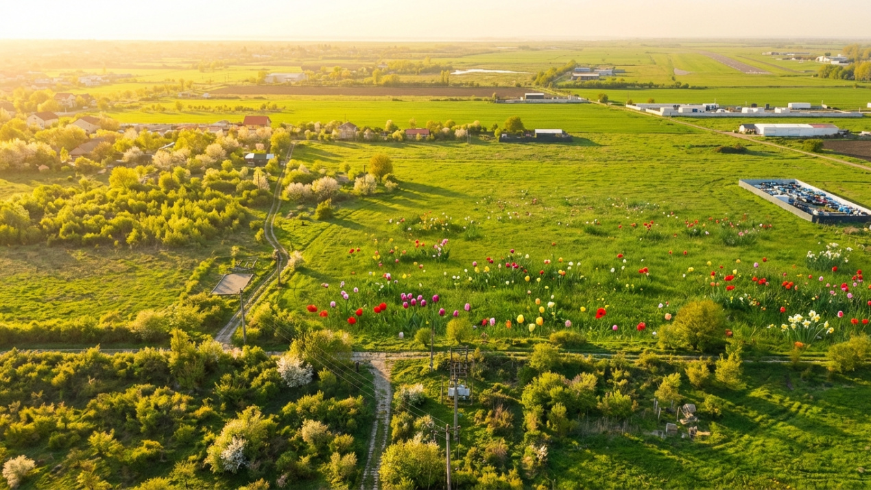 Teren Bragadiru langa A0 - PUZ aprobat, vizibilitate autostrada