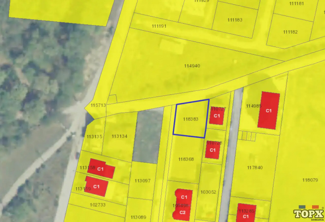 Teren la Padure 600 mp cu front 32 m Pantelimon Zona Premium Oportunitate